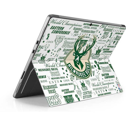 NBA Milwaukee Bucks Historic Blast New Surface Pro 8 Skin