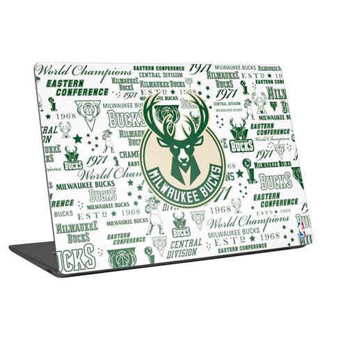 NBA Milwaukee Bucks Historic Blast New Universal Laptop 12in (9.8 x 6.8in) Skin