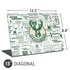 NBA Milwaukee Bucks Historic Blast New Universal Laptop 15in (12.2 x 8.8in) Skin