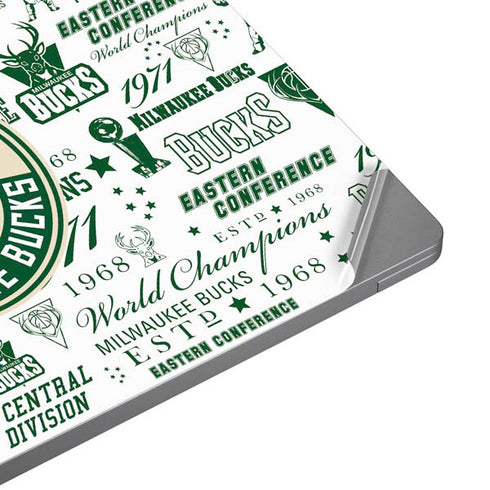 NBA Milwaukee Bucks Historic Blast New Universal Laptop 18in (14.6 x 10.6in) Skin