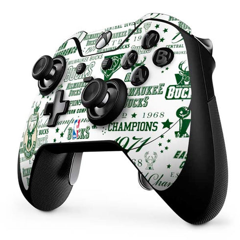 NBA Milwaukee Bucks Historic Blast New Xbox One Elite Controller Skin