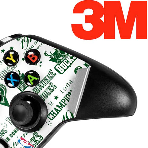 NBA Milwaukee Bucks Historic Blast New Xbox One S Controller Skin