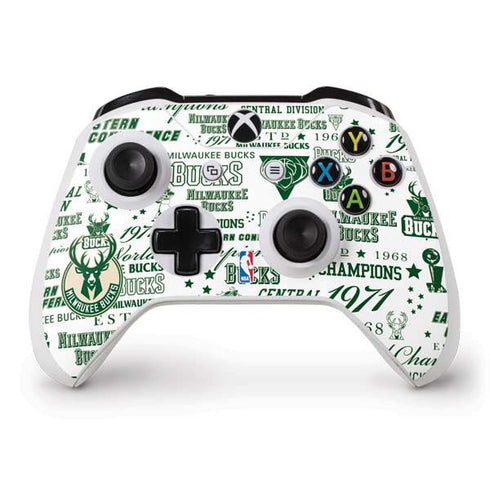 NBA Milwaukee Bucks Historic Blast New Xbox One S Controller Skin