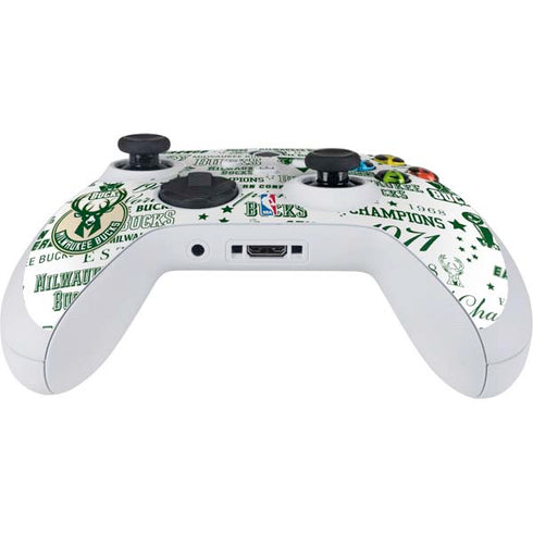 NBA Milwaukee Bucks Historic Blast New Xbox Series S Controller Skin