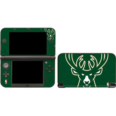 NBA Milwaukee Bucks Large Logo 3DS XL 2015 Skin