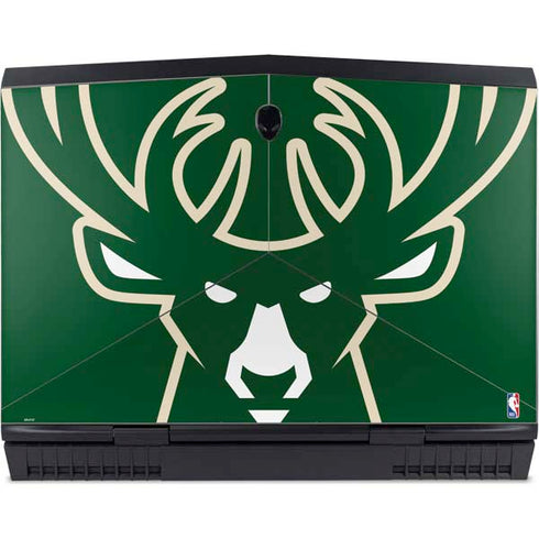 NBA Milwaukee Bucks Large Logo Dell Alienware Skin