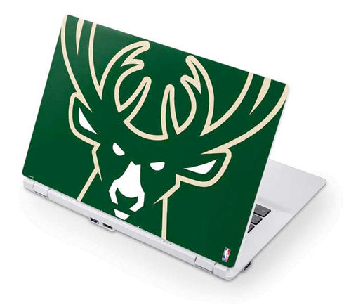 NBA Milwaukee Bucks Large Logo Acer Chromebook Skin