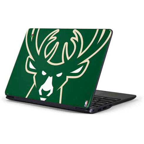 NBA Milwaukee Bucks Large Logo Samsung Chromebook Skin