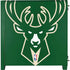 NBA Milwaukee Bucks Large Logo Corsair 4000D Tempered Glass Mid-Tower ATX Case Skin