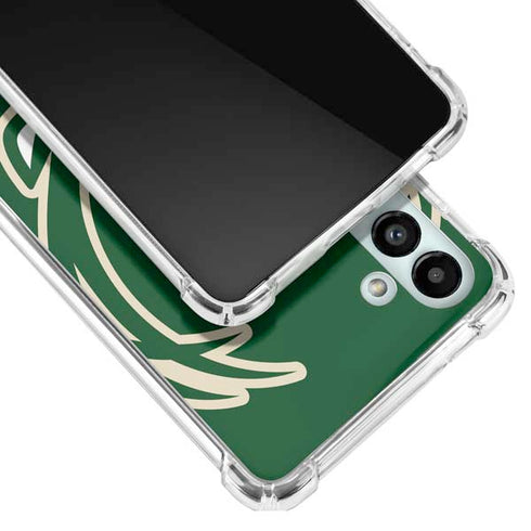 NBA Milwaukee Bucks Large Logo Galaxy A13 5G Clear Case