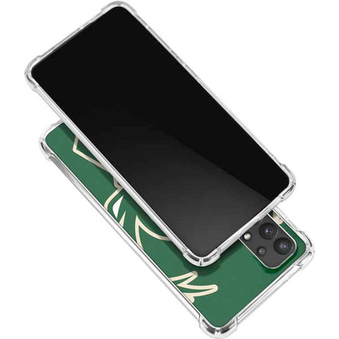NBA Milwaukee Bucks Large Logo Galaxy A32 5G Clear Case