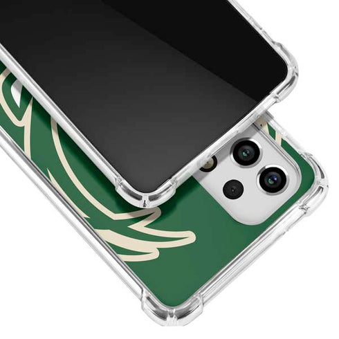 NBA Milwaukee Bucks Large Logo Galaxy A53 5G Clear Case