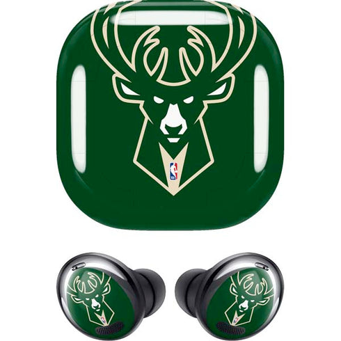 NBA Milwaukee Bucks Large Logo Galaxy Buds Pro Skin
