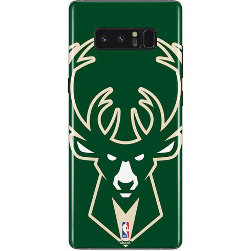 NBA Milwaukee Bucks Large Logo Galaxy Note 8 Skin