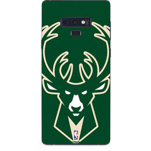 NBA Milwaukee Bucks Large Logo Galaxy Note 9 Skin