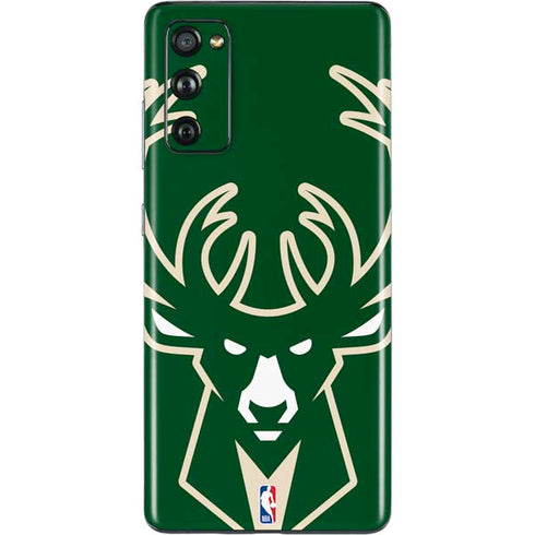 NBA Milwaukee Bucks Large Logo Galaxy S20 Fan Edition Skin