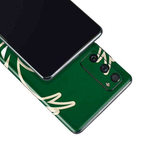NBA Milwaukee Bucks Large Logo Galaxy S20 Fan Edition Skin