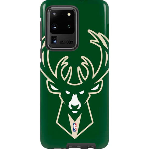 NBA Milwaukee Bucks Large Logo Galaxy S20 Ultra 5G Pro Case