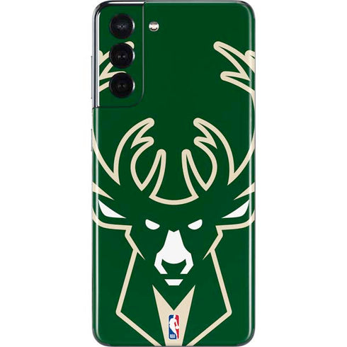 NBA Milwaukee Bucks Large Logo Galaxy S21 5G Skin
