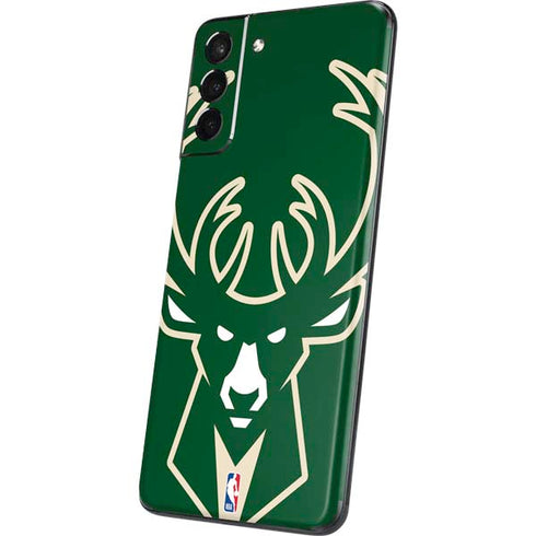 NBA Milwaukee Bucks Large Logo Galaxy S21 5G Skin