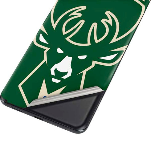 NBA Milwaukee Bucks Large Logo Galaxy S21 5G Skin