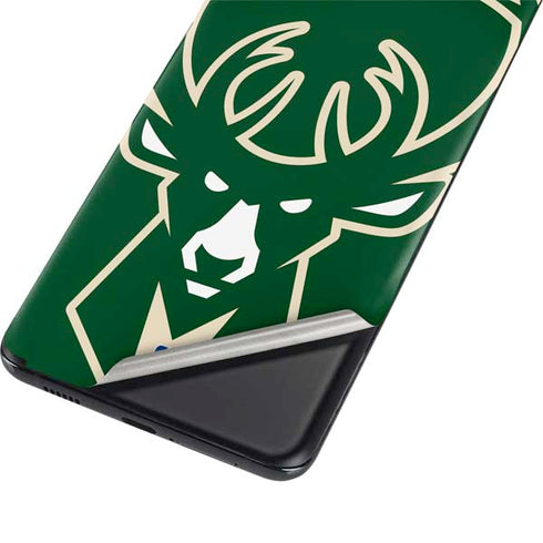 NBA Milwaukee Bucks Large Logo Galaxy S21 Ultra 5G Skin