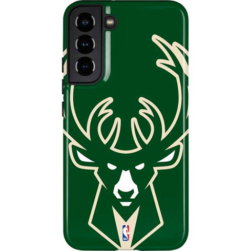 NBA Milwaukee Bucks Large Logo Galaxy S22 Plus Pro Case