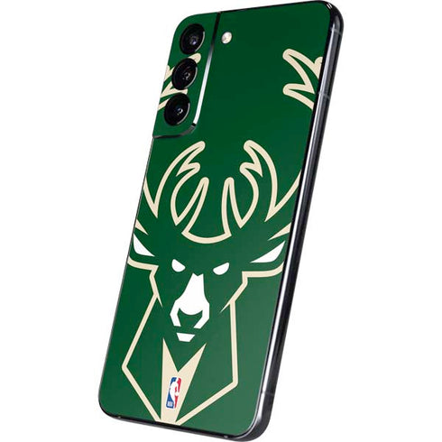 NBA Milwaukee Bucks Large Logo Galaxy S22 Plus Skin