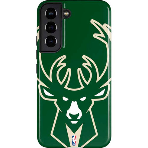 NBA Milwaukee Bucks Large Logo Galaxy S22 Pro Case
