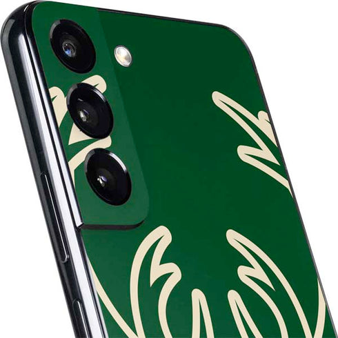 NBA Milwaukee Bucks Large Logo Galaxy S22 Skin
