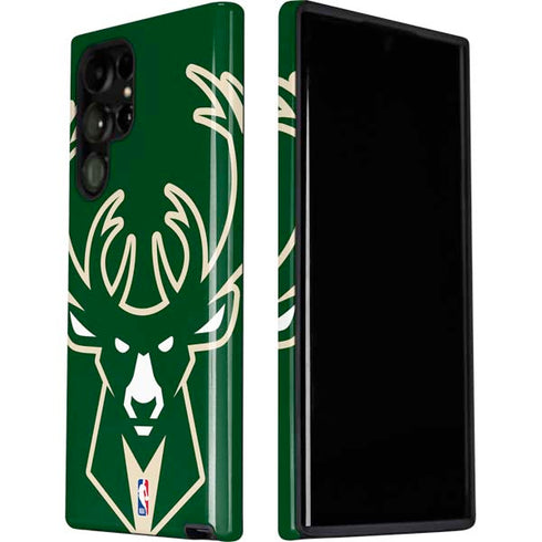 NBA Milwaukee Bucks Large Logo Galaxy S22 Ultra Pro Case