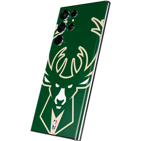 NBA Milwaukee Bucks Large Logo Galaxy S22 Ultra Skin