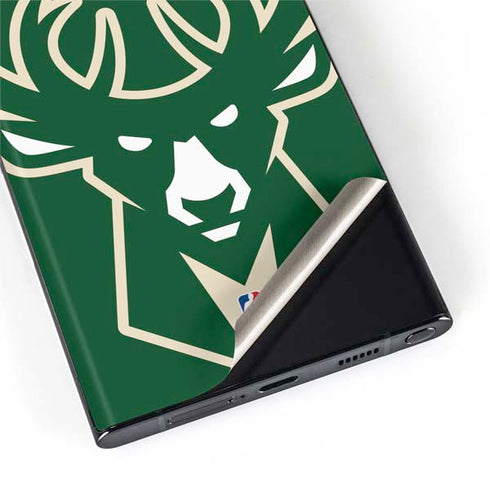 NBA Milwaukee Bucks Large Logo Galaxy S22 Ultra Skin