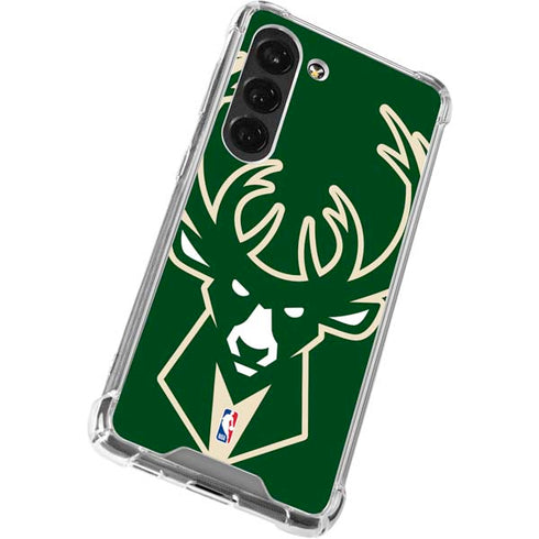 NBA Milwaukee Bucks Large Logo Galaxy S23 Clear Case