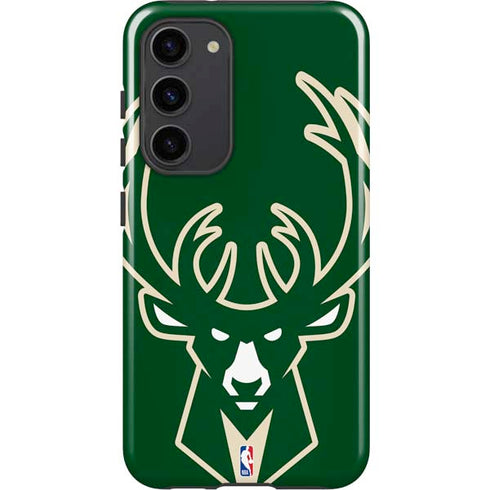 NBA Milwaukee Bucks Large Logo Galaxy S23 Plus Pro Case