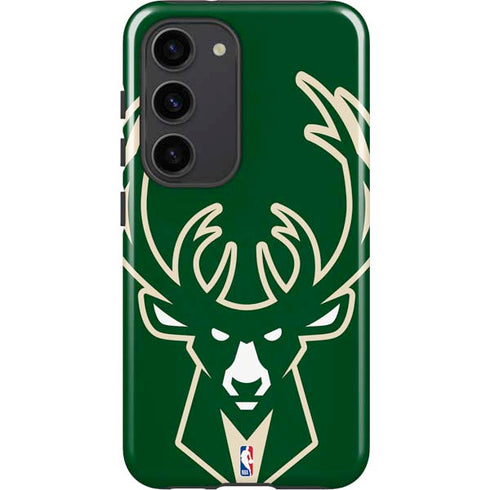 NBA Milwaukee Bucks Large Logo Galaxy S23 Pro Case