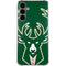 NBA Milwaukee Bucks Large Logo Galaxy S24 Plus Clear Case