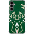 NBA Milwaukee Bucks Large Logo Galaxy S24 Plus Clear Case