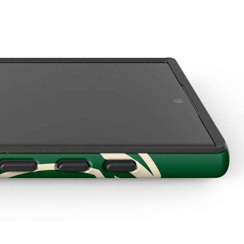 NBA Milwaukee Bucks Large Logo Galaxy S24 Ultra Impact Case