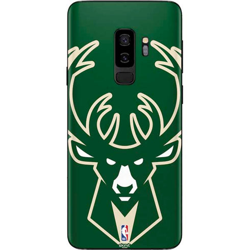 NBA Milwaukee Bucks Large Logo Galaxy S9 Plus Skin