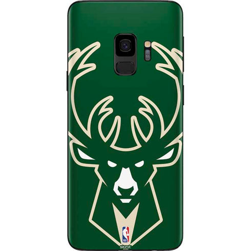 NBA Milwaukee Bucks Large Logo Galaxy S9 Skin
