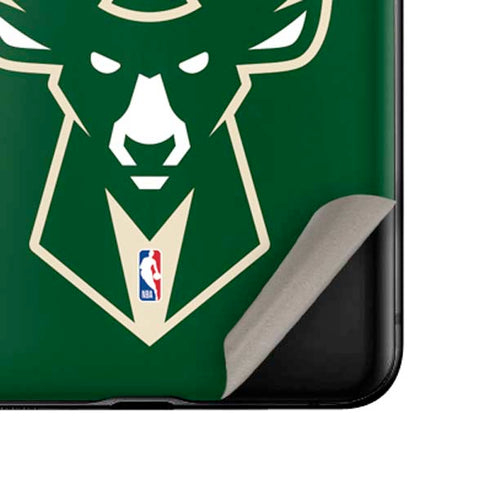 NBA Milwaukee Bucks Large Logo Galaxy Z Flip Skin