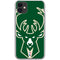 NBA Milwaukee Bucks Large Logo iPhone 11 Clear Case