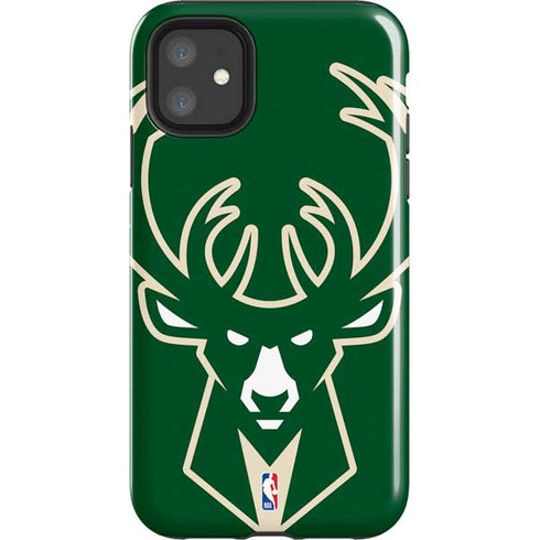 NBA Milwaukee Bucks Large Logo iPhone 11 Impact Case
