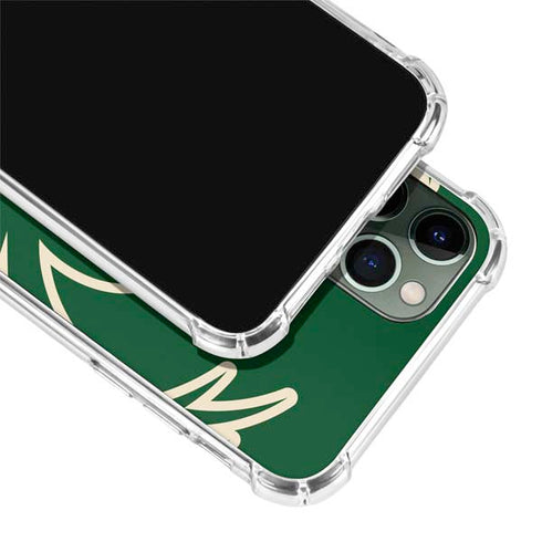 NBA Milwaukee Bucks Large Logo iPhone 11 Pro Max Clear Case