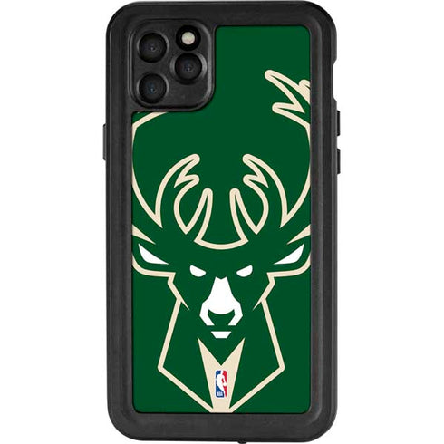 NBA Milwaukee Bucks Large Logo iPhone 11 Pro Max Waterproof Case
