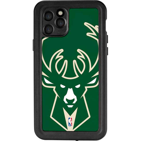 NBA Milwaukee Bucks Large Logo iPhone 11 Pro Waterproof Case