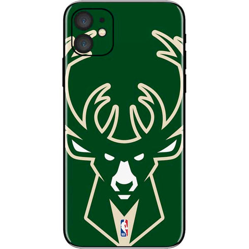 NBA Milwaukee Bucks Large Logo iPhone 11 Skin