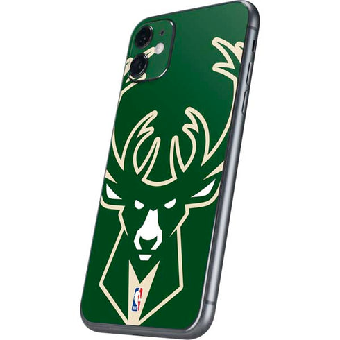 NBA Milwaukee Bucks Large Logo iPhone 11 Skin