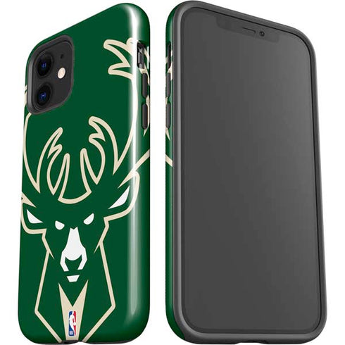 NBA Milwaukee Bucks Large Logo iPhone 12 Mini Impact Case